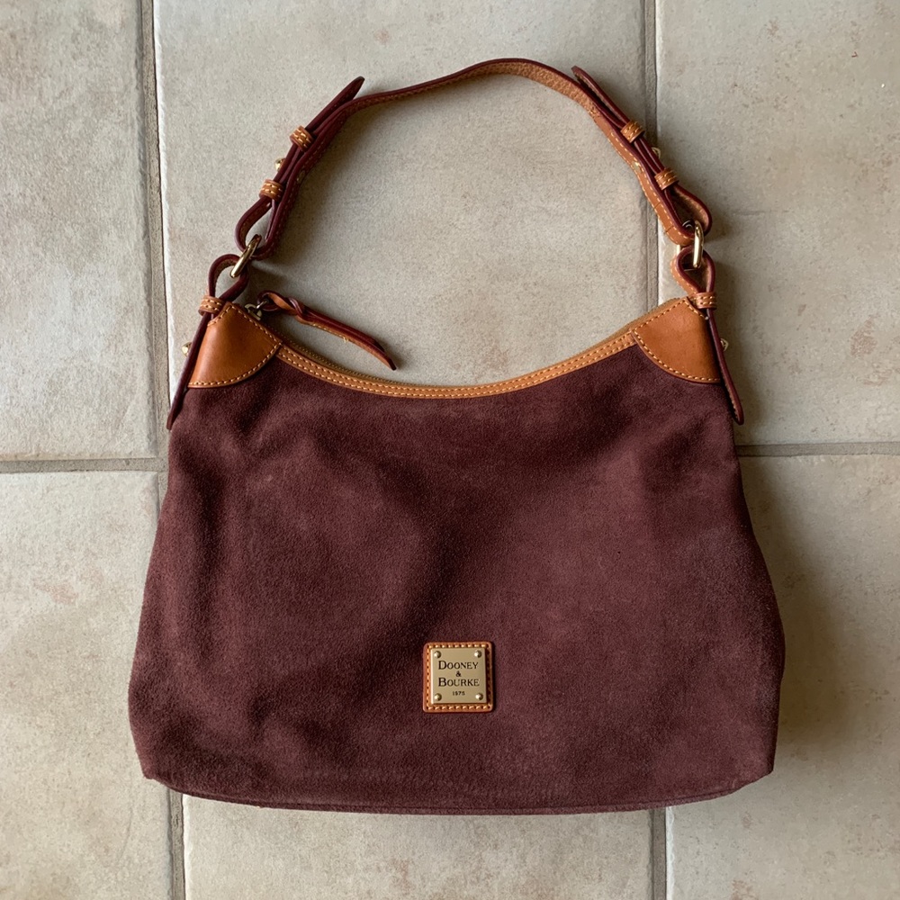 Dooney and Bourke Suede hobo bag